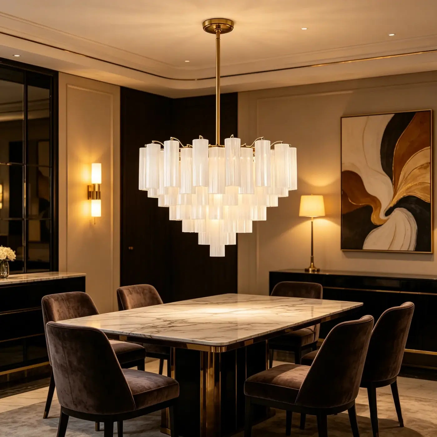 Suspension Luminaire en Verre - Flutia