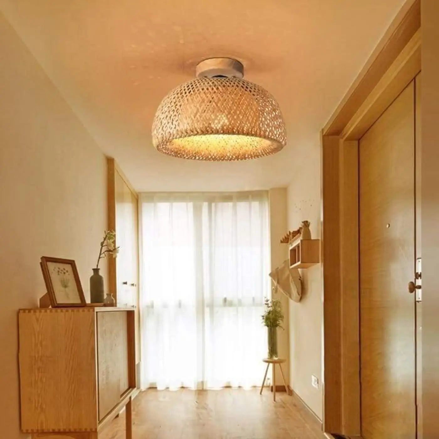Luminaire Plafonnier en Bambou - Bambou