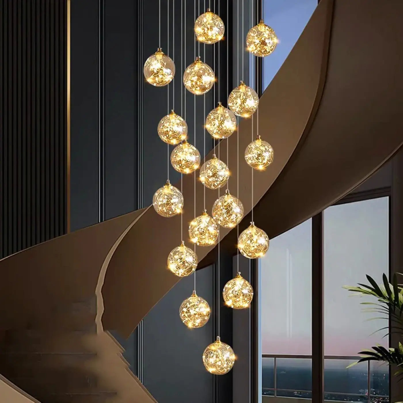 Suspension Luminaire Moderne - Cascade