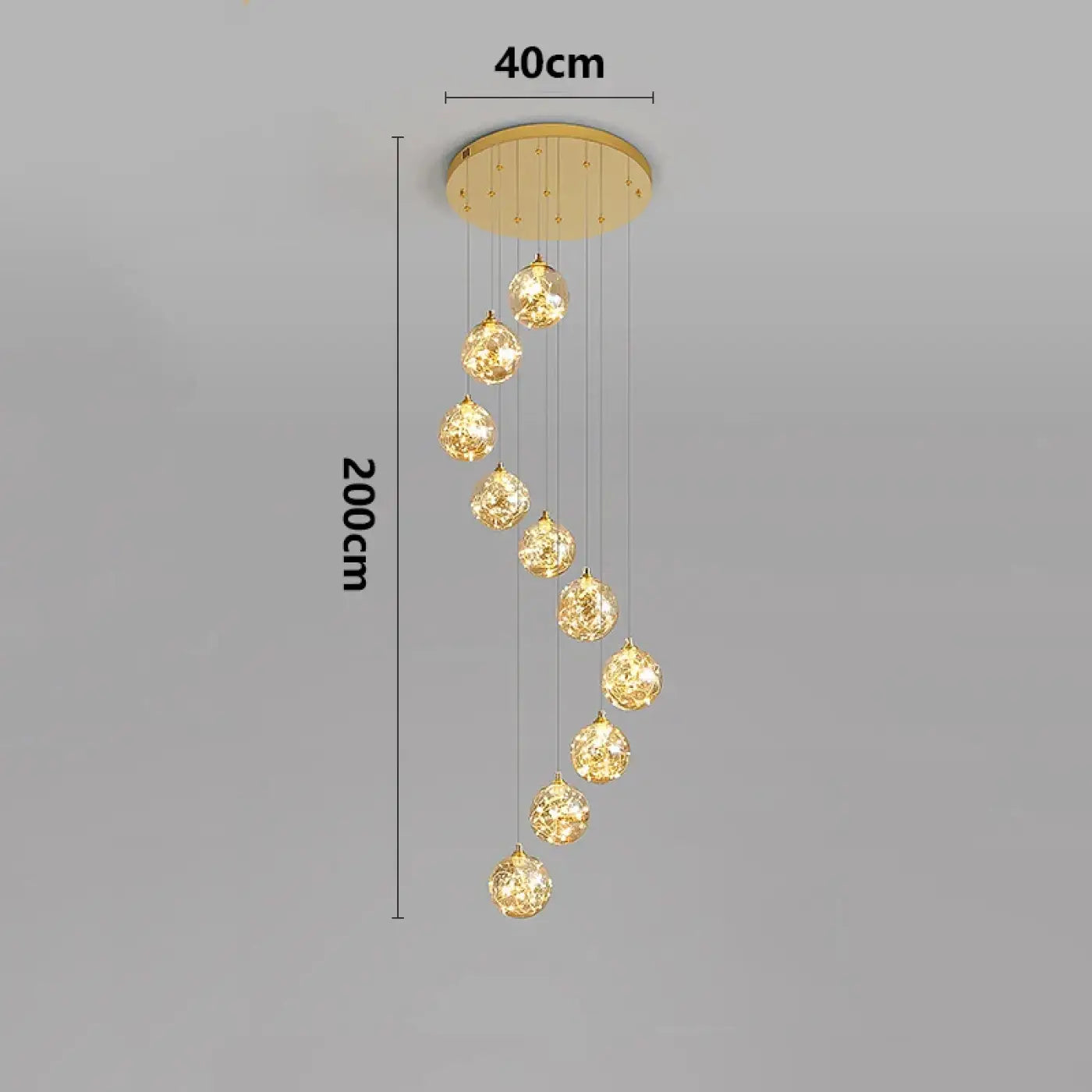 Suspension Luminaire Moderne - Cascade