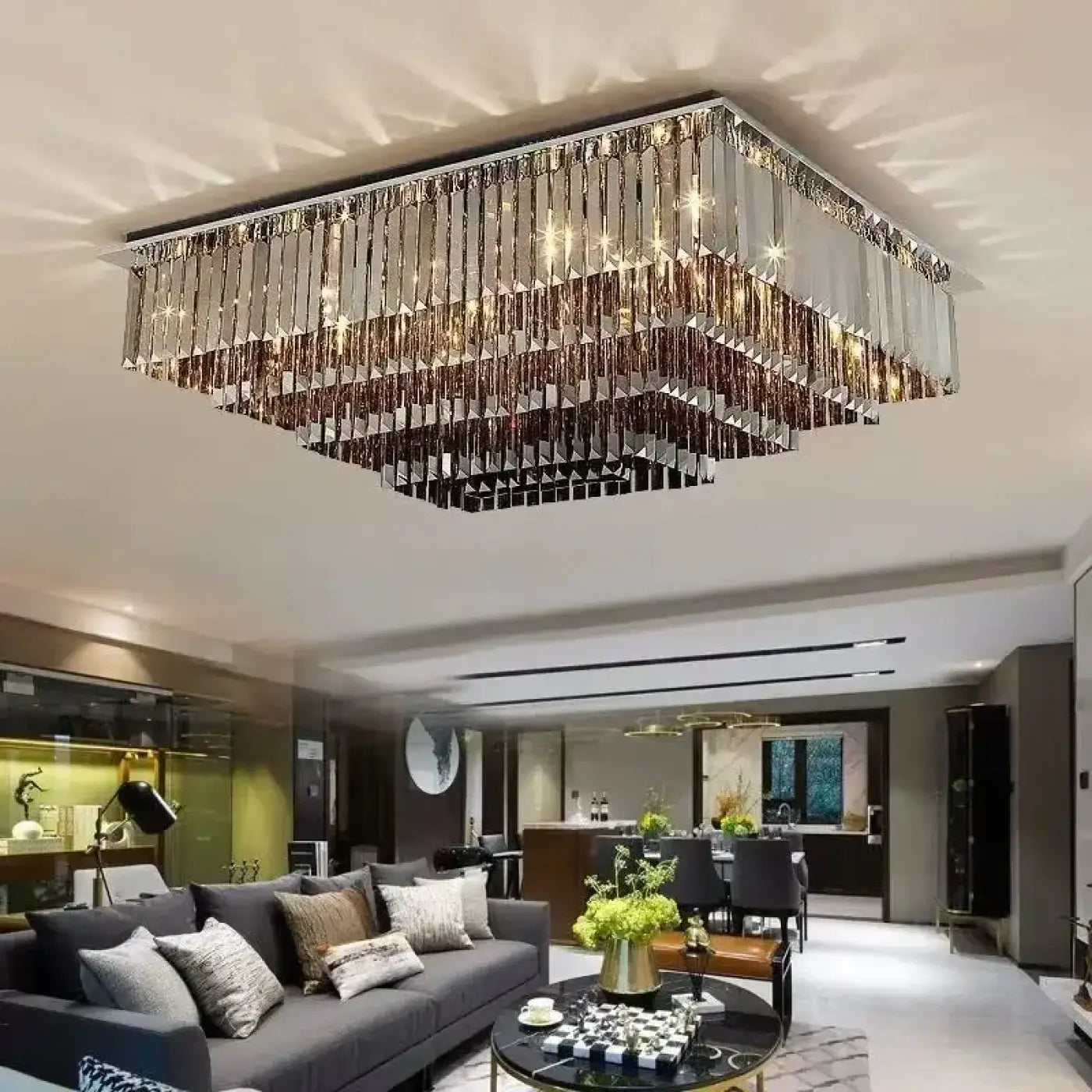 Luminaire Plafonnier Design en Cristal - Tincelani