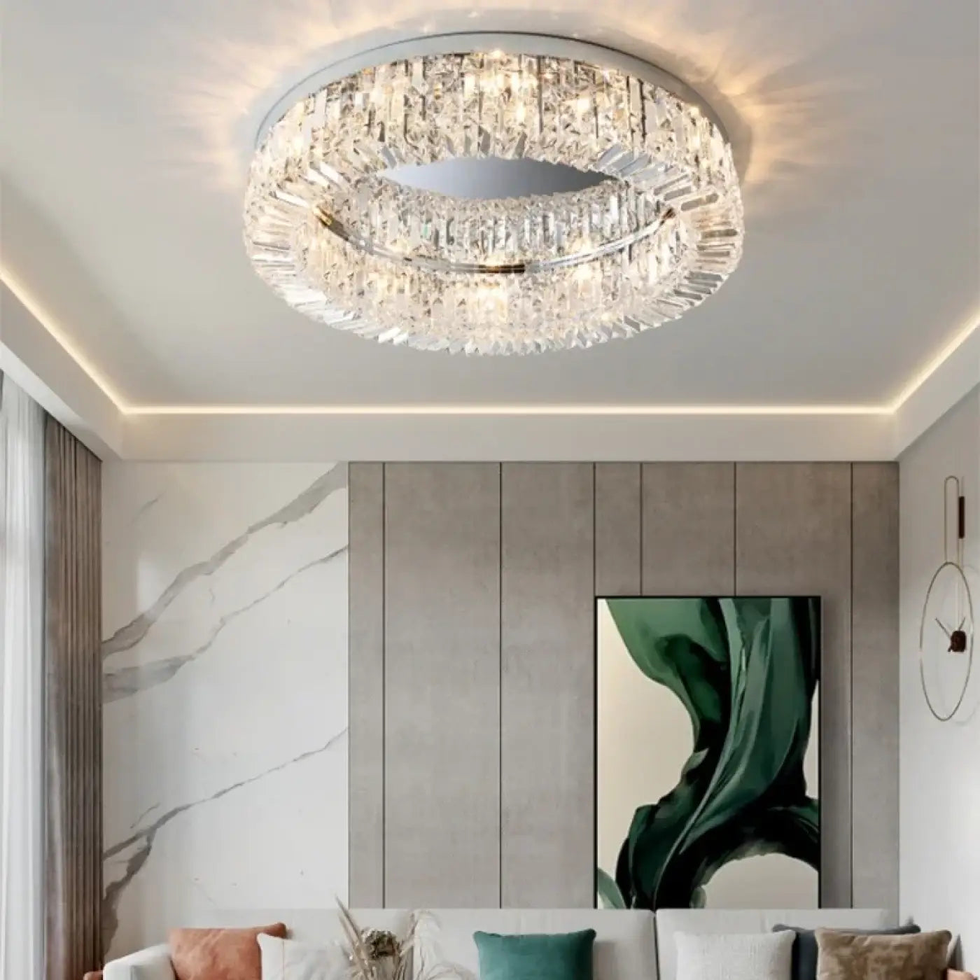Luminaire Plafonnier Moderne en Cristal - Role