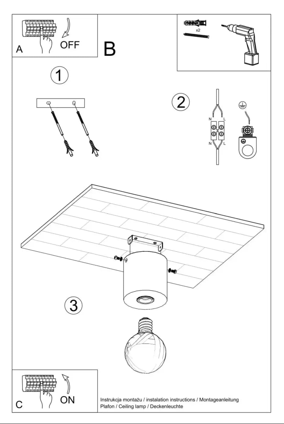 Luminaire Plafonnier Design en Bois - Salgado (Bois Naturel)