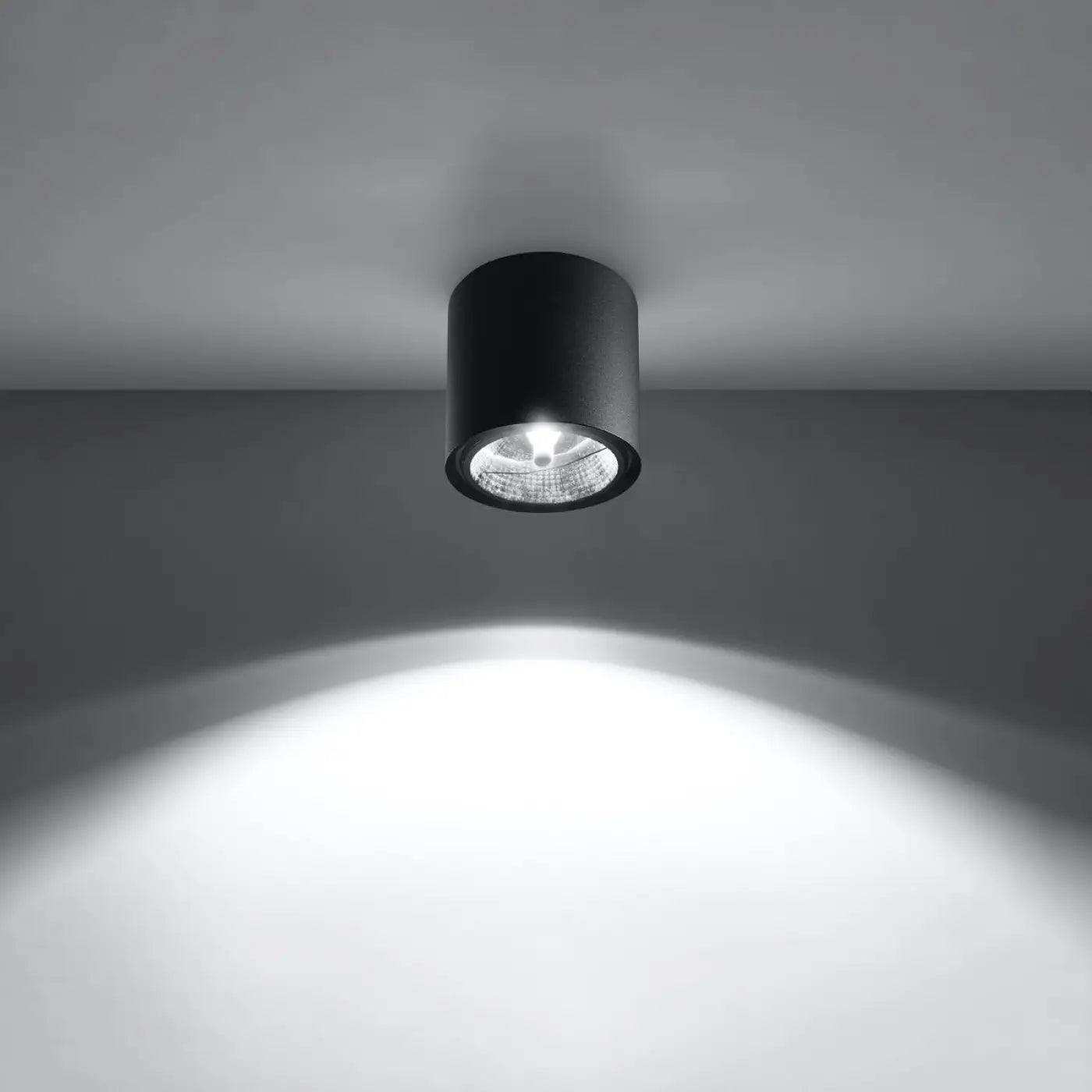 Plafonnier Design - Tiube (Noir)