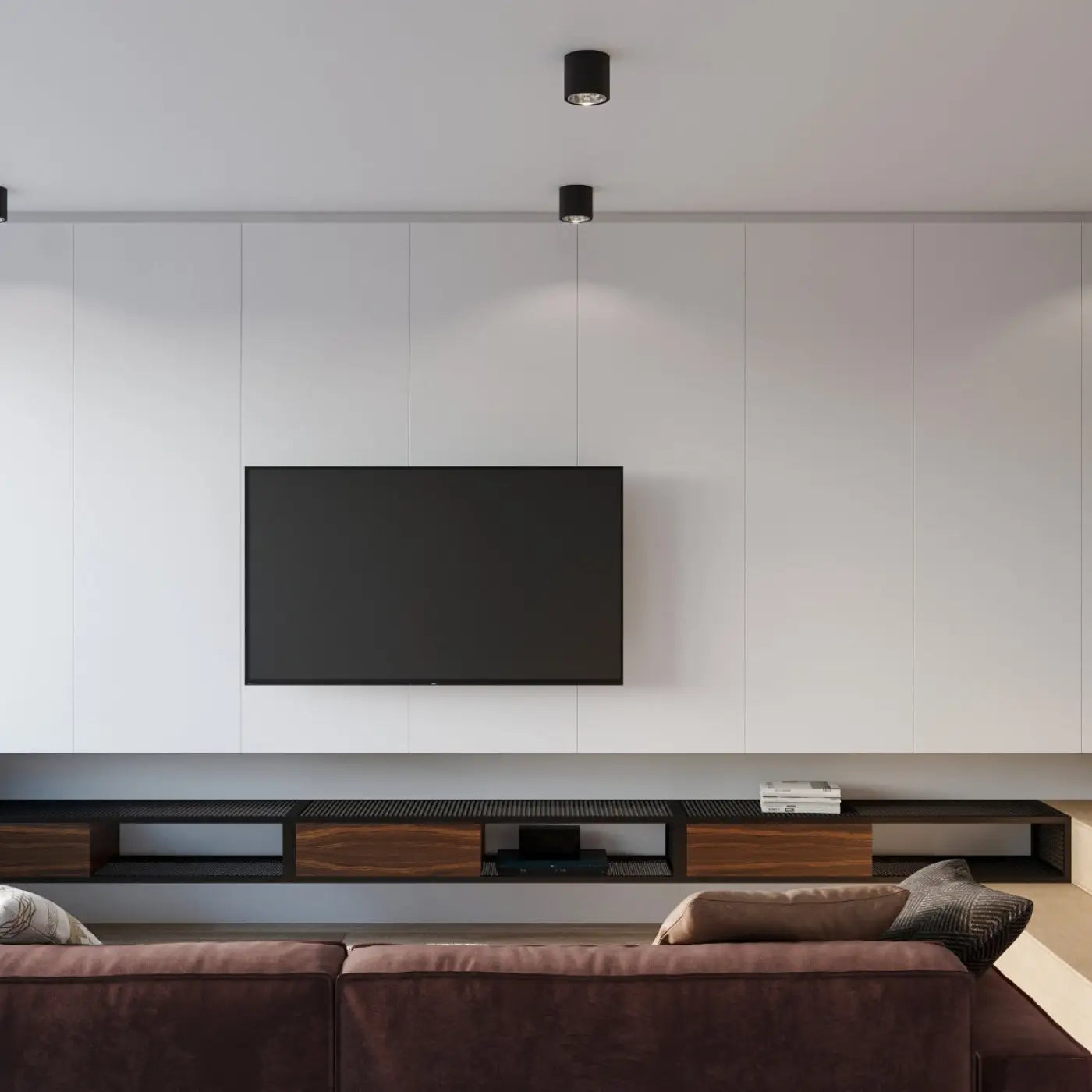 Plafonnier Design - Tiube (Noir)