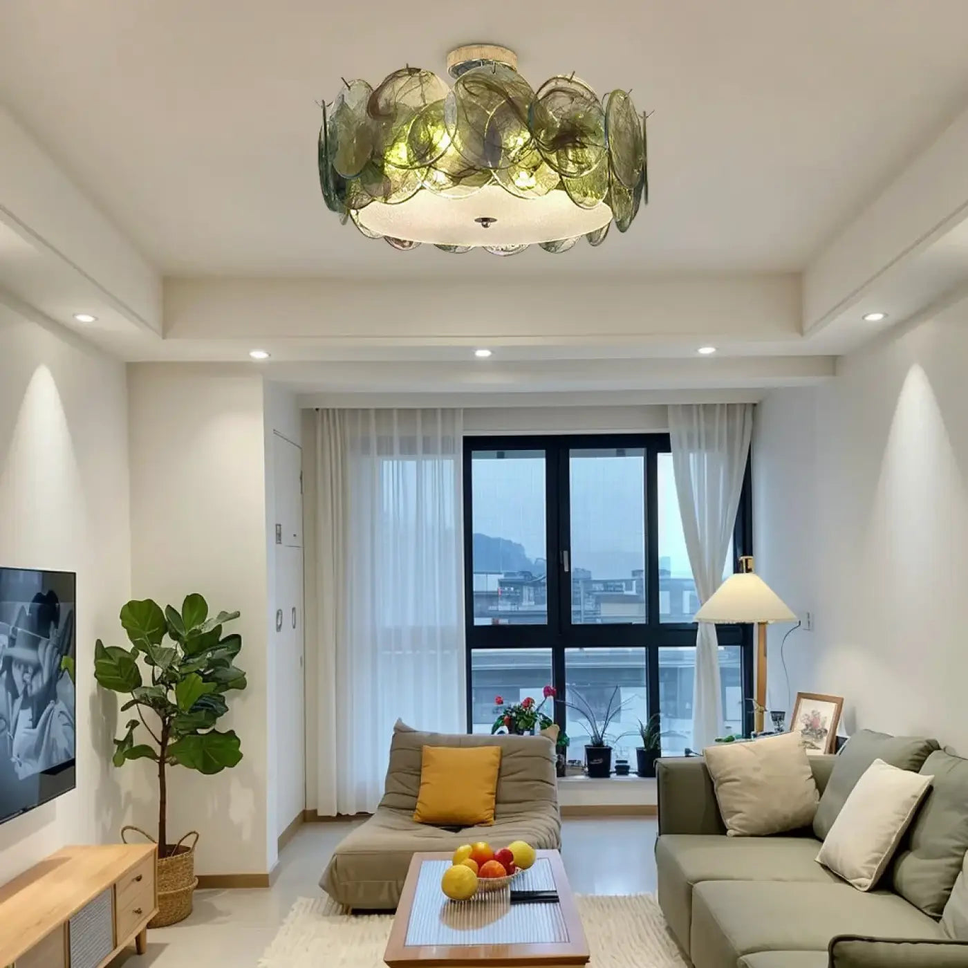 Luminaire Plafonnier en Verre - Abalone
