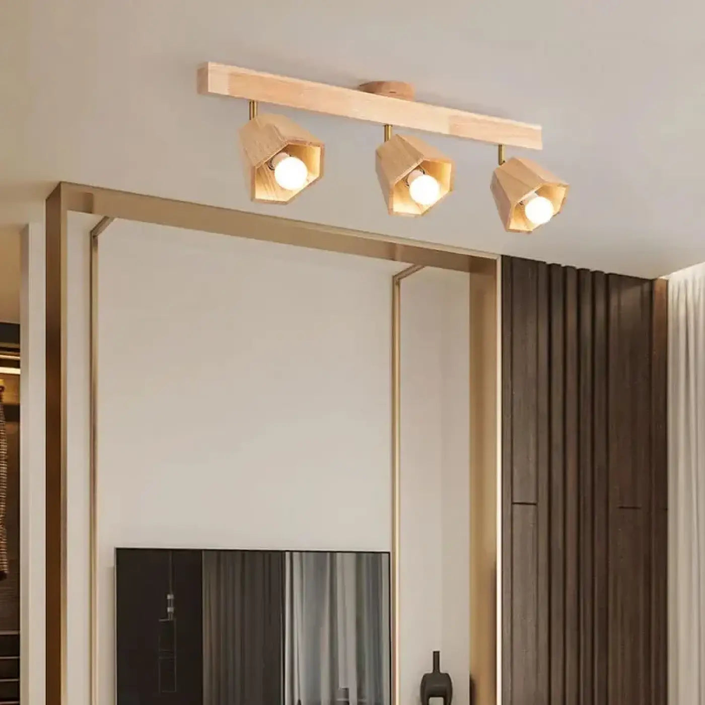 Luminaire Plafonnier Design en Bois - Dorotoui