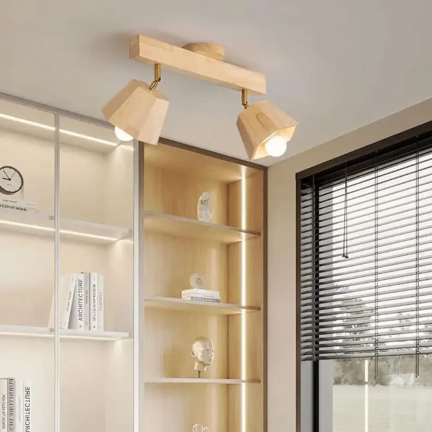 Luminaire Plafonnier Design en Bois - Dorotoui