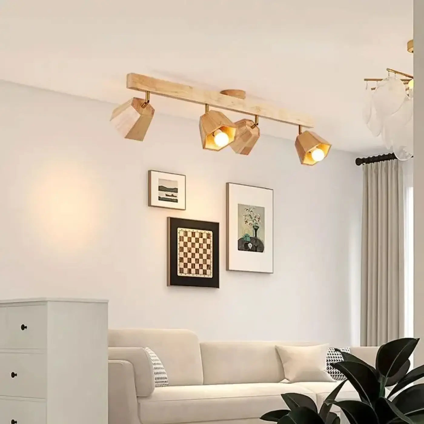 Luminaire Plafonnier Design en Bois - Dorotoui