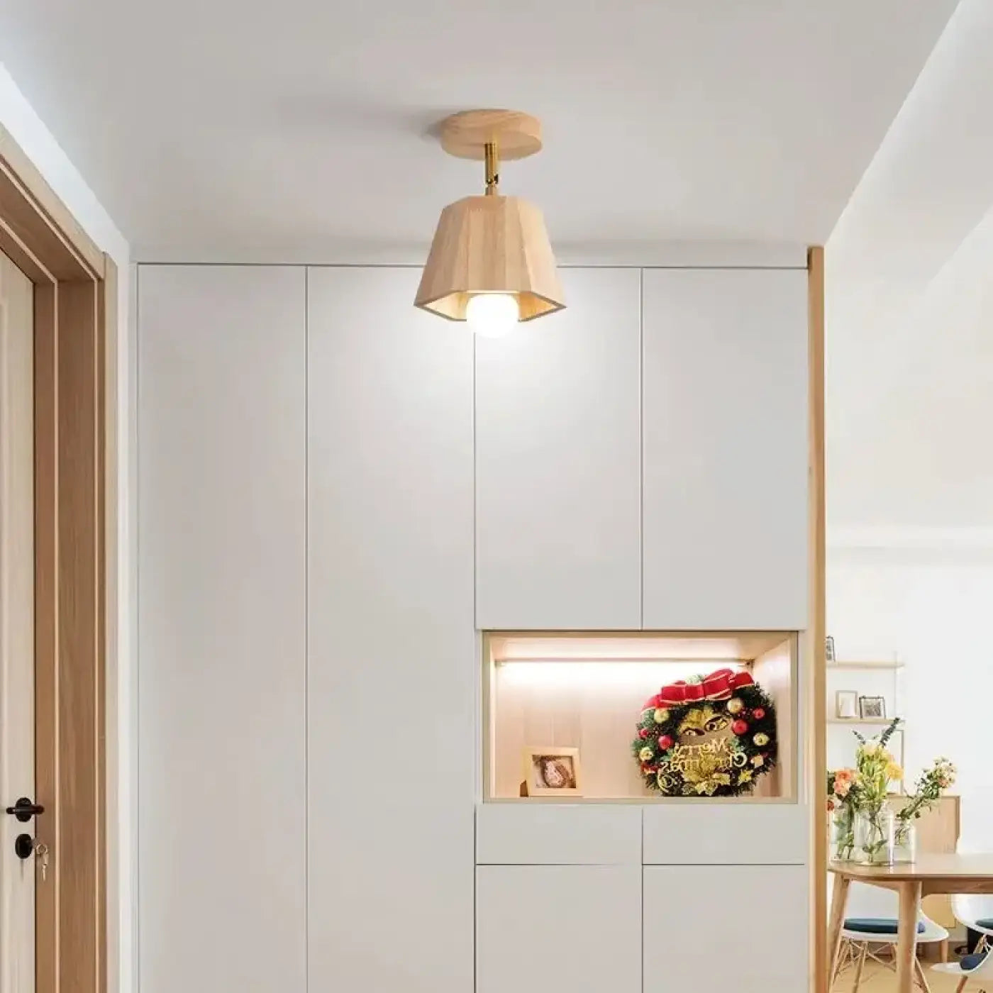 Luminaire Plafonnier Design en Bois - Dorotoui