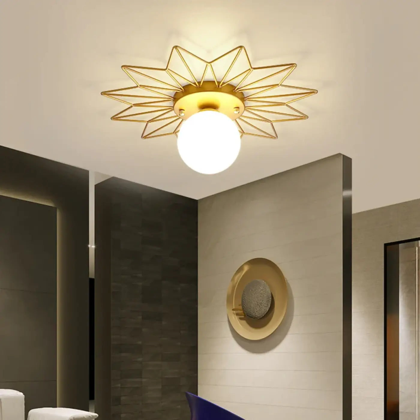 Luminaire Plafonnier Design en Metal - Spika