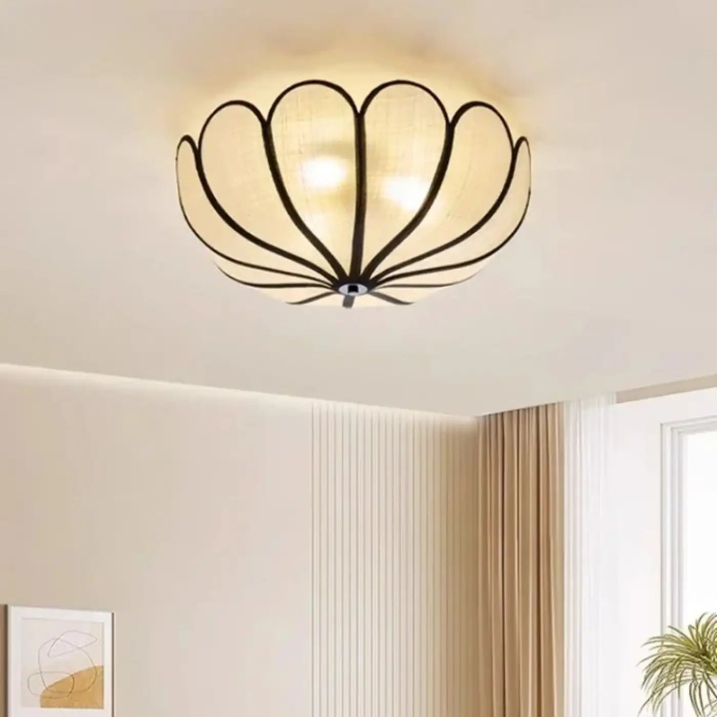 Luminaire Plafonnier Design en Tissu - Citra