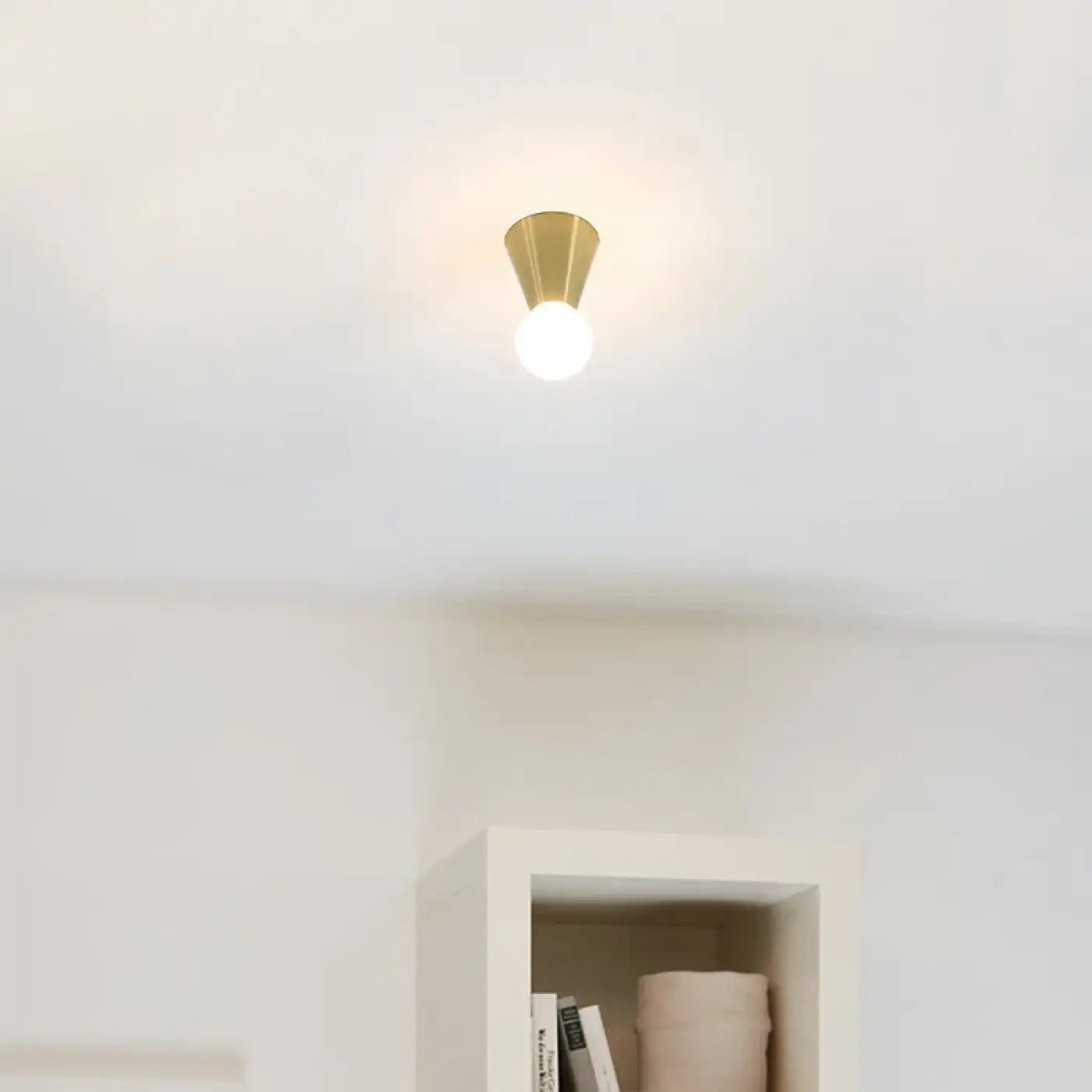 Luminaire Plafonnier Design en Laiton - Rola