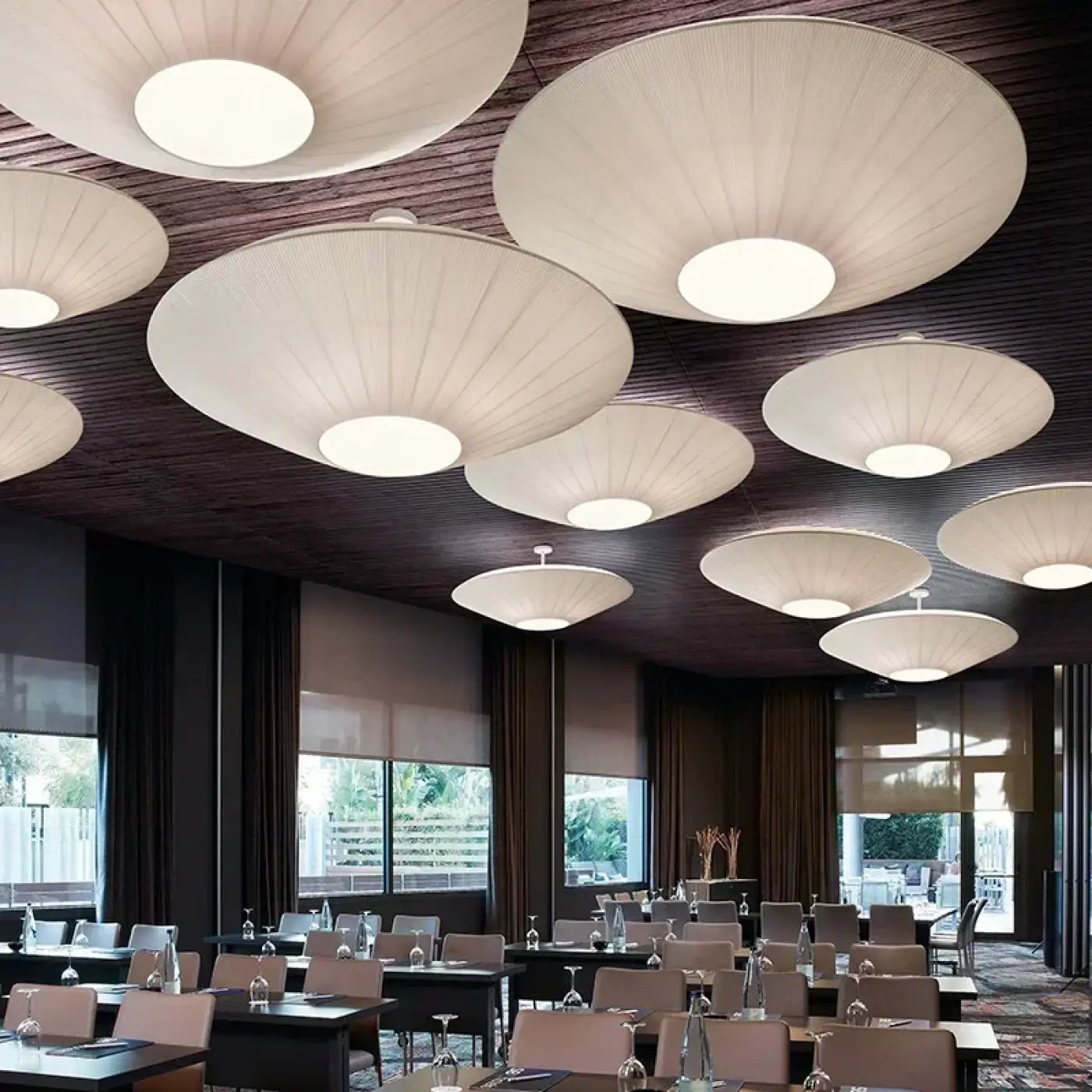 Luminaire Plafonnier Design en Tissu - Guidera