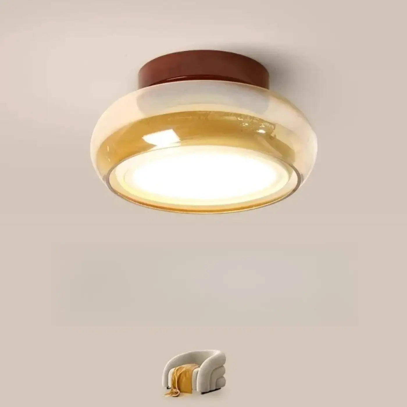 Luminaire Plafonnier Design en Verre - Corine