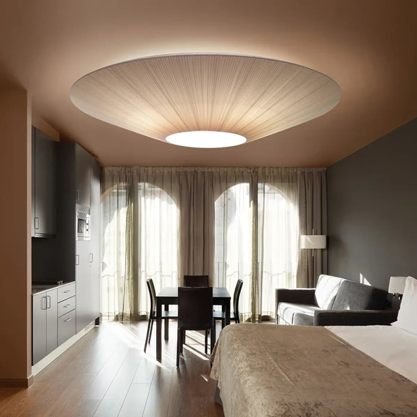 Luminaire Plafonnier Design en Tissu - Syumus