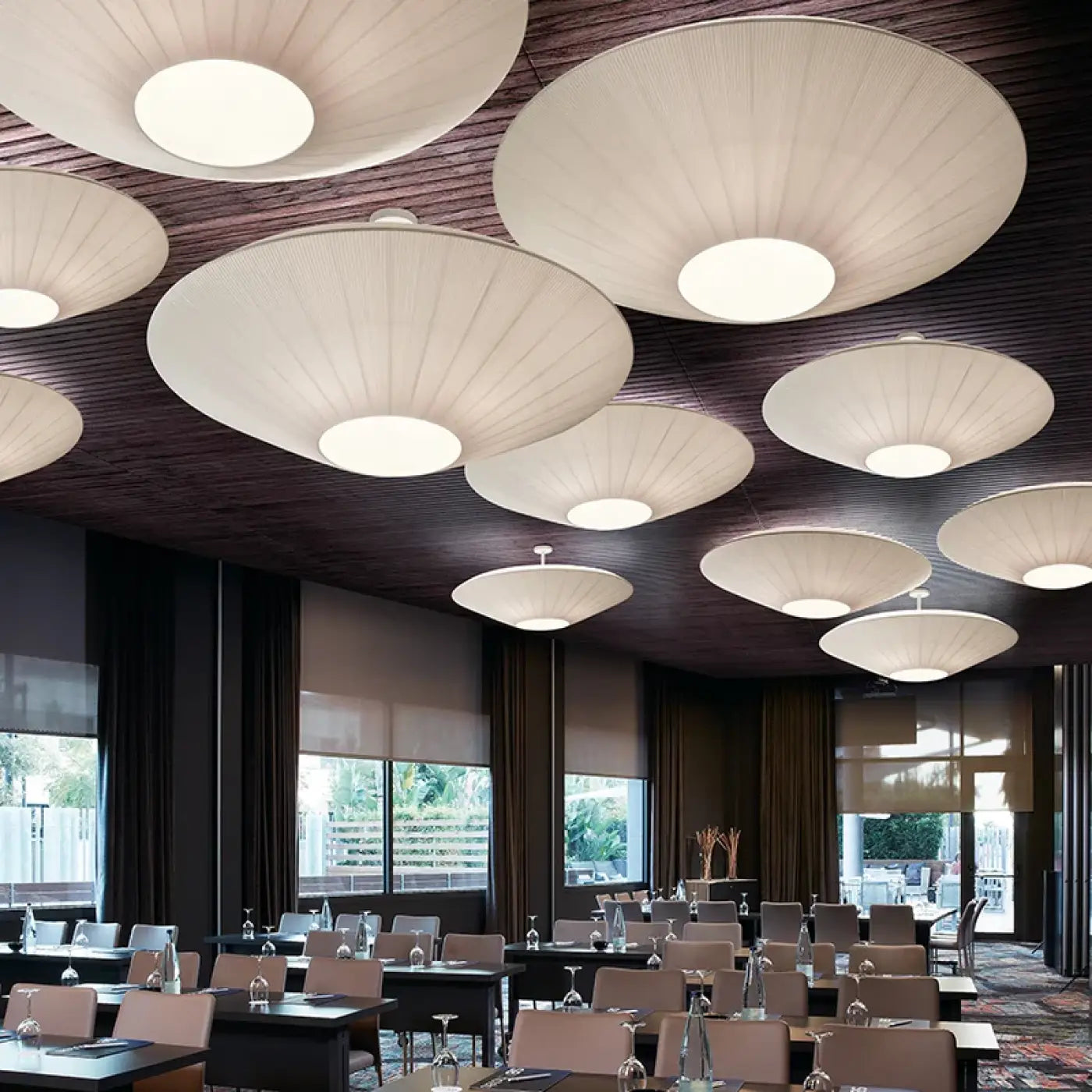 Luminaire Plafonnier Design en Tissu - Syumus