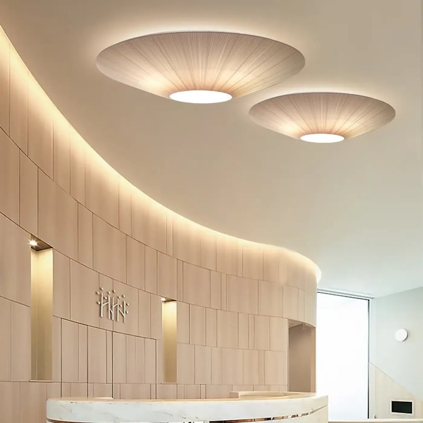Luminaire Plafonnier Design en Tissu - Syumus