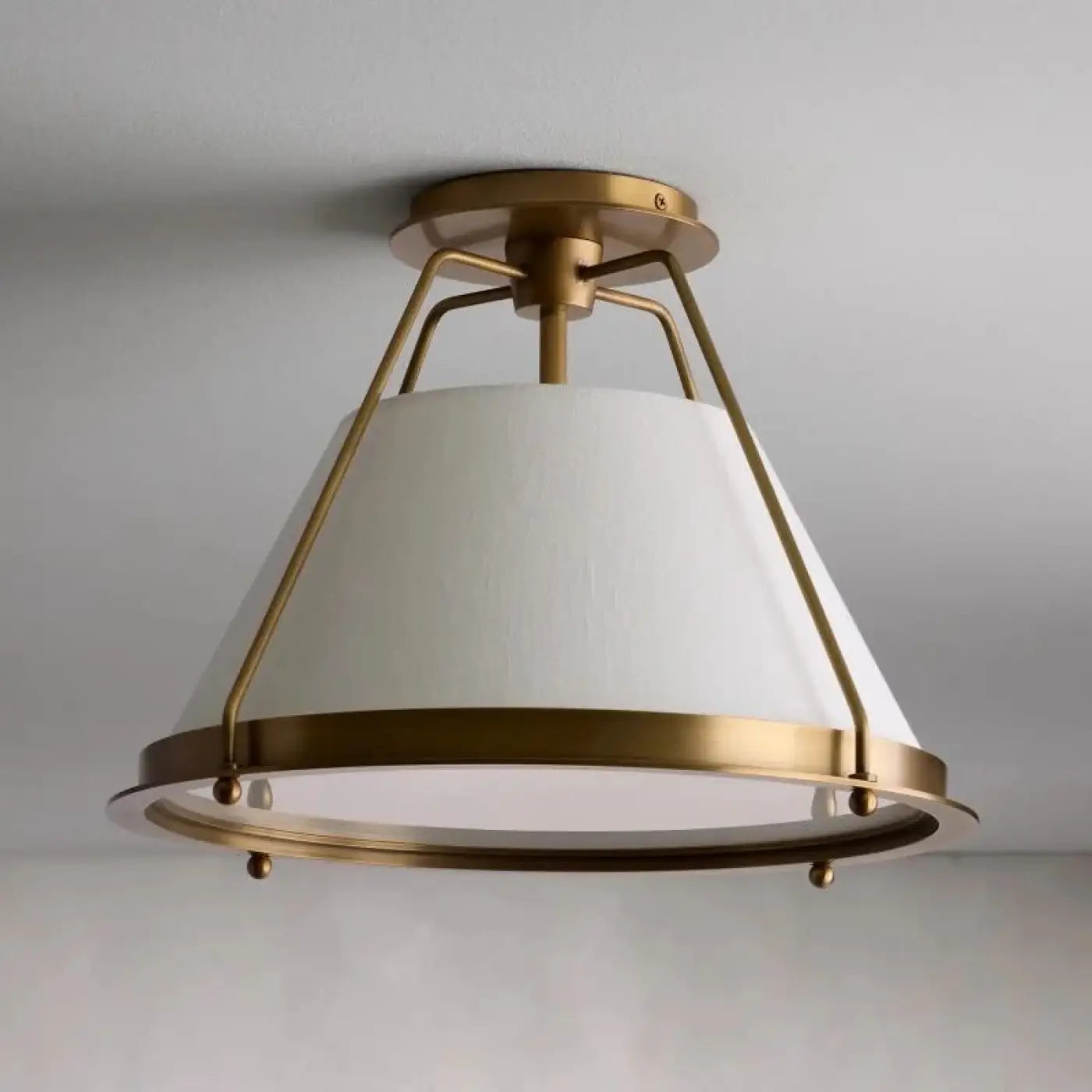 Luminaire Plafonnier Design en Tissu - Hevya