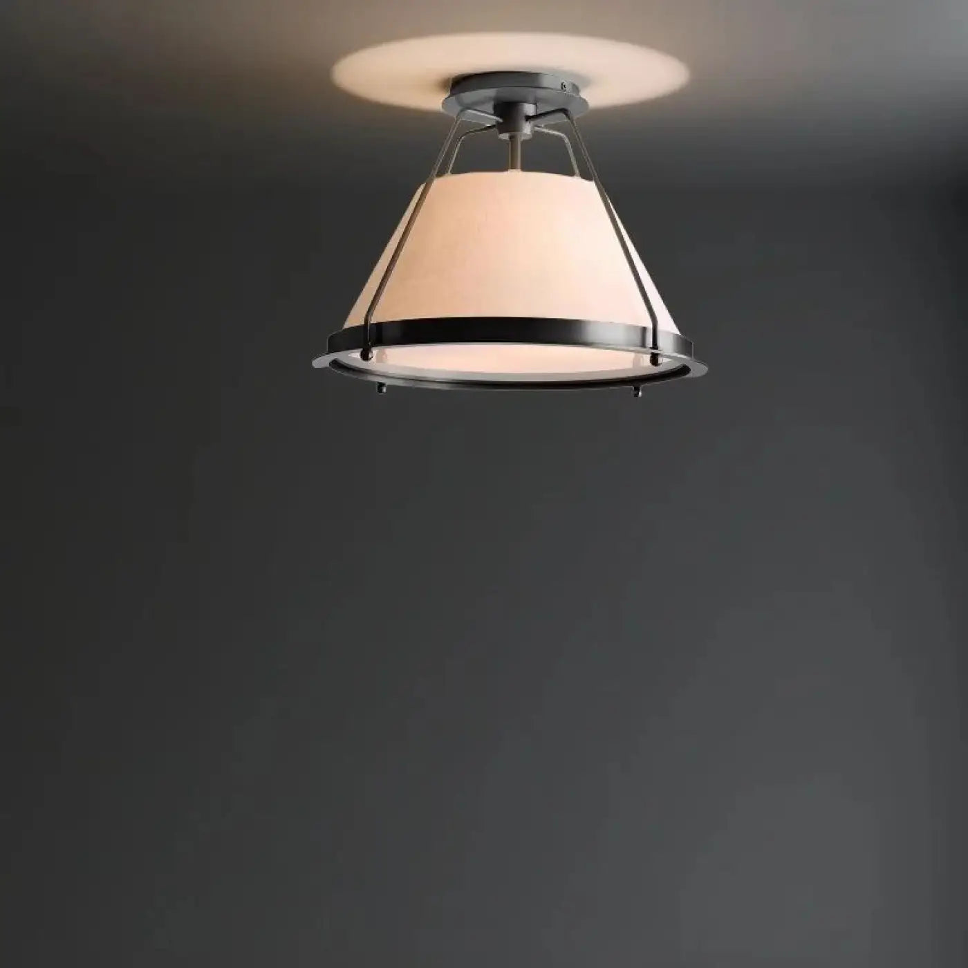 Luminaire Plafonnier Design en Tissu - Hevya