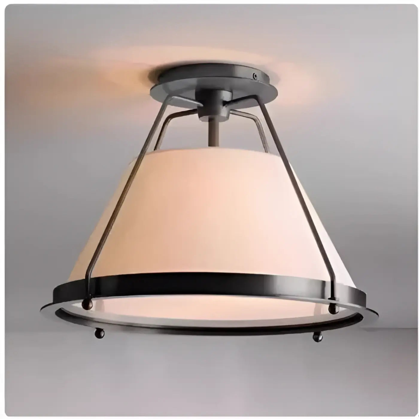 Luminaire Plafonnier Design en Tissu - Hevya