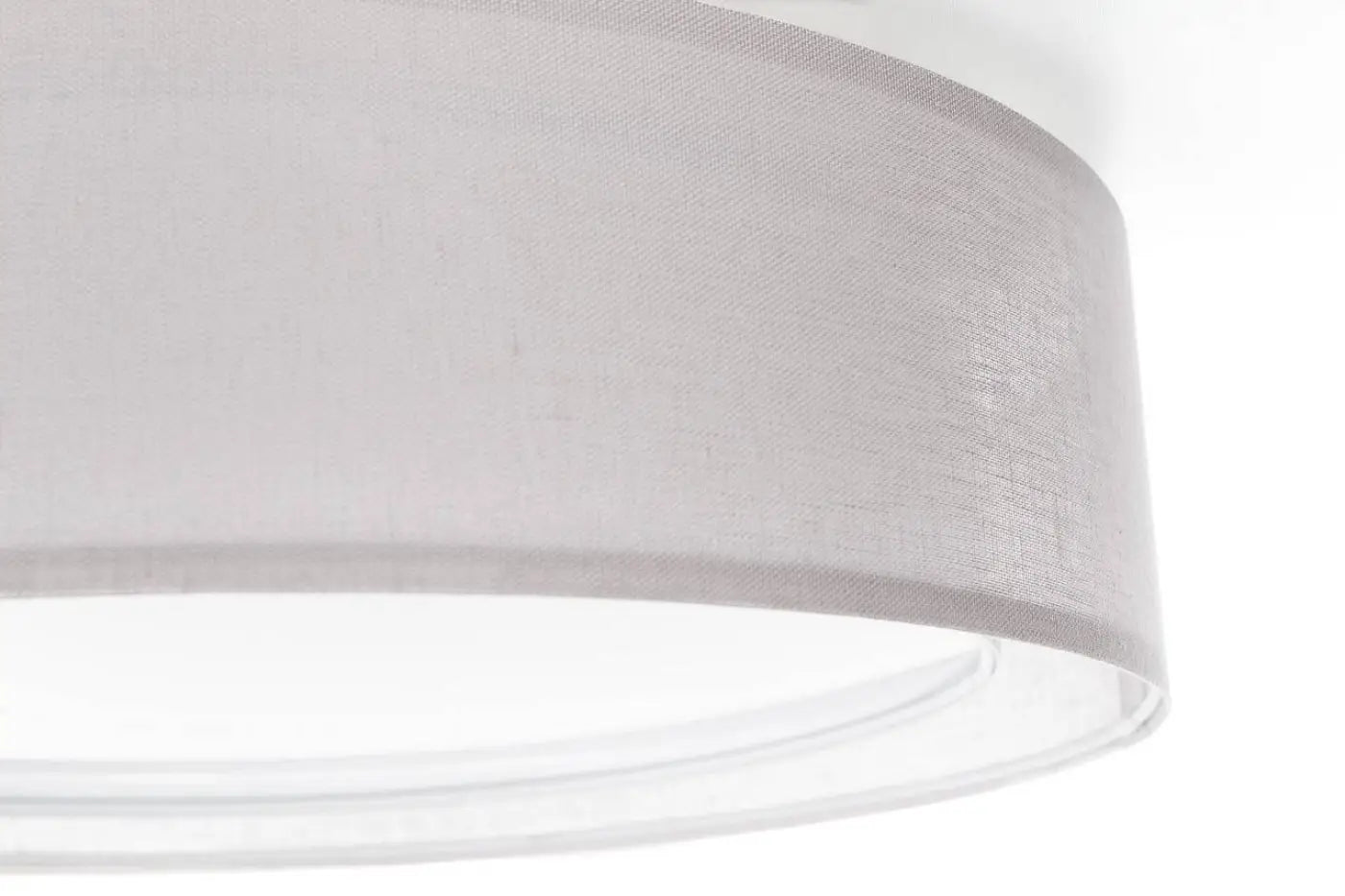 Luminaire Plafonnier Design en Tissu - Puro (Gris)