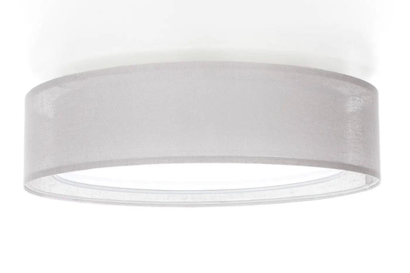 Luminaire Plafonnier Design en Tissu - Puro (Gris)