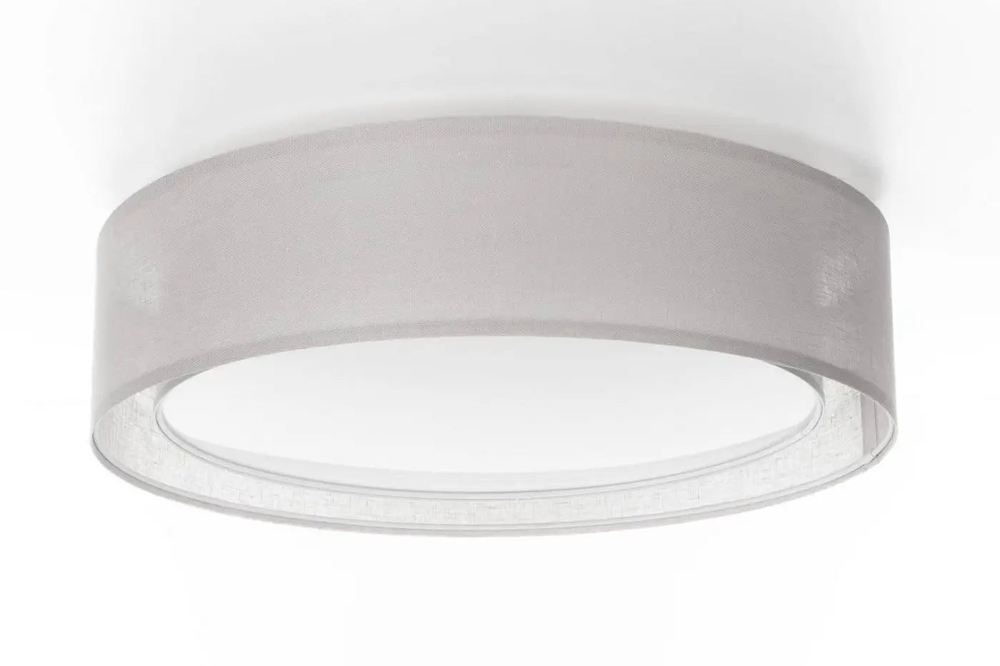 Luminaire Plafonnier Design en Tissu - Puro (Gris)