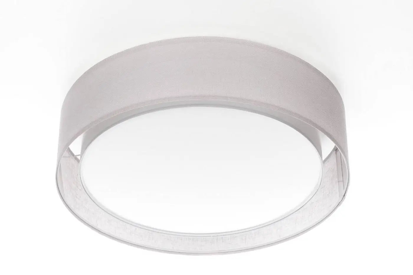 Luminaire Plafonnier Design en Tissu - Puro (Gris)