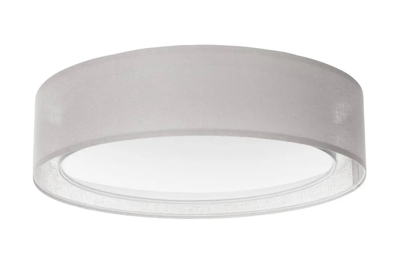 Luminaire Plafonnier Design en Tissu - Puro (Gris)