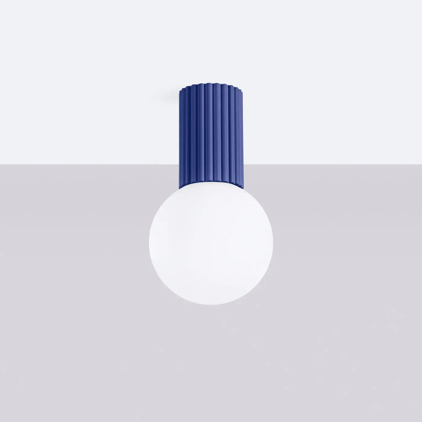 Luminaire Plafonnier Minimaliste - Halo (Ultramarine)