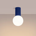 Luminaire Plafonnier Minimaliste - Halo (Ultramarine)