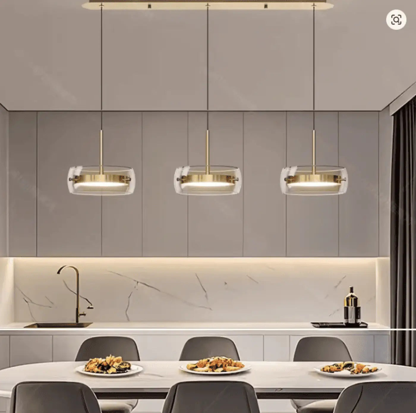 Suspension Luminaire Industriel - Kami