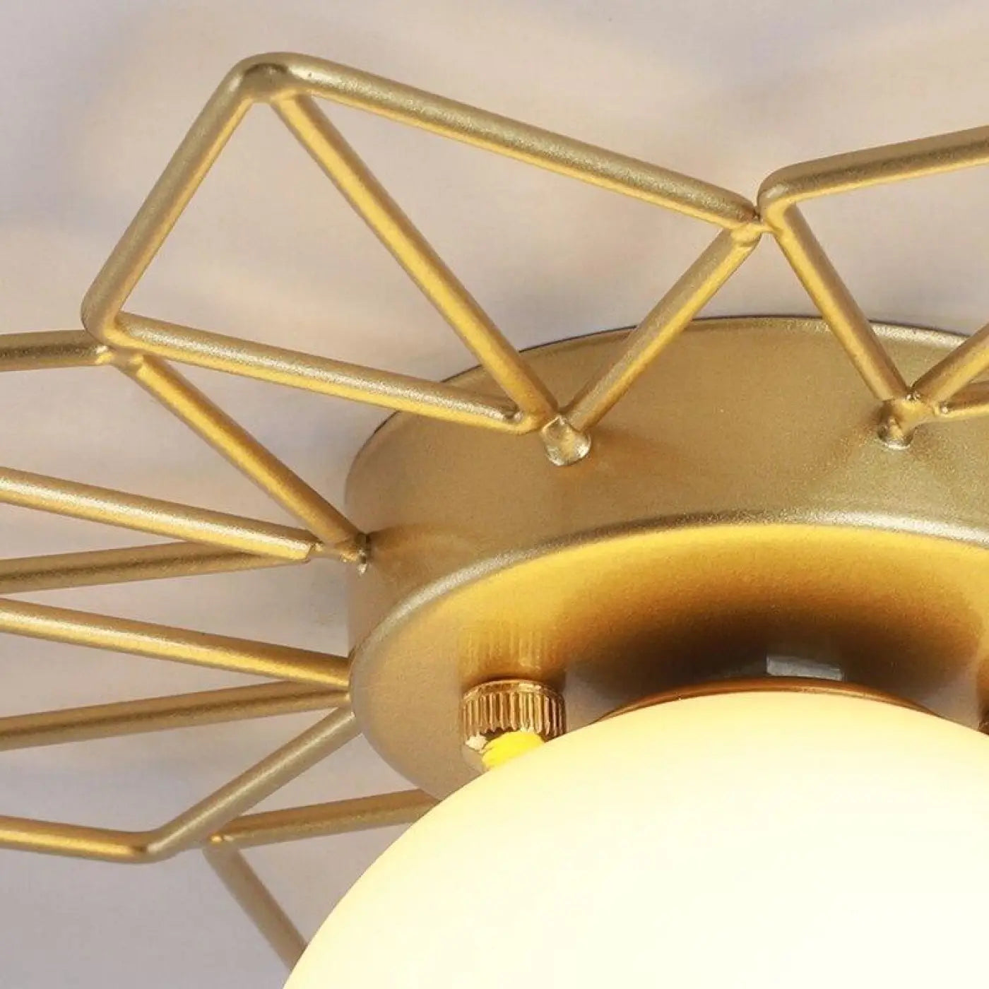 Luminaire Plafonnier en Laiton - Sunny