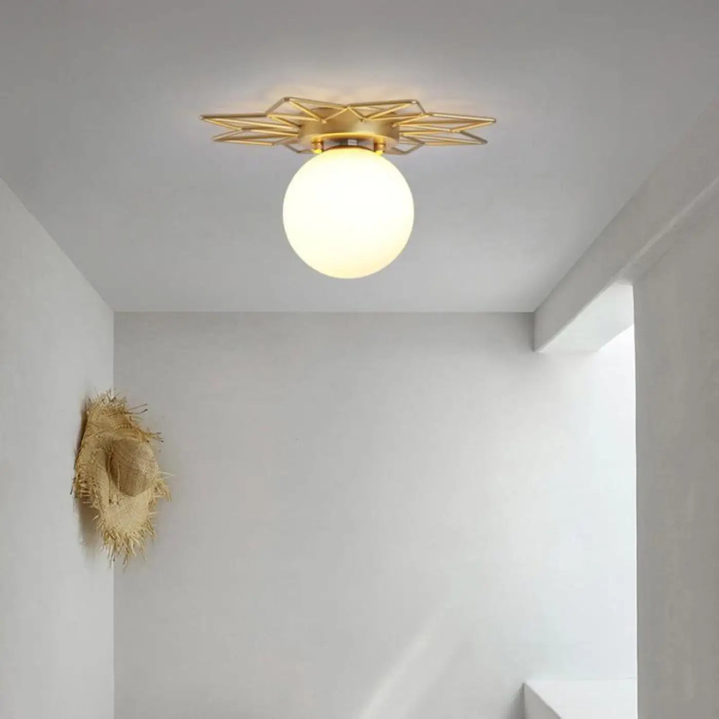 Luminaire Plafonnier en Laiton - Sunny