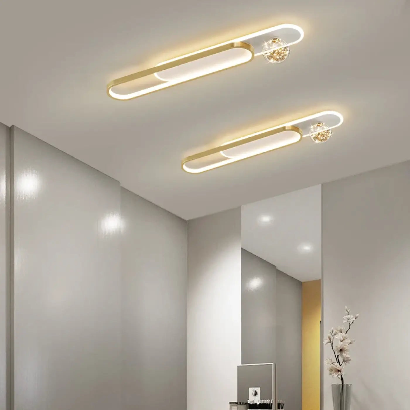 Luminaire Plafonnier Design en Cristal - Bonna