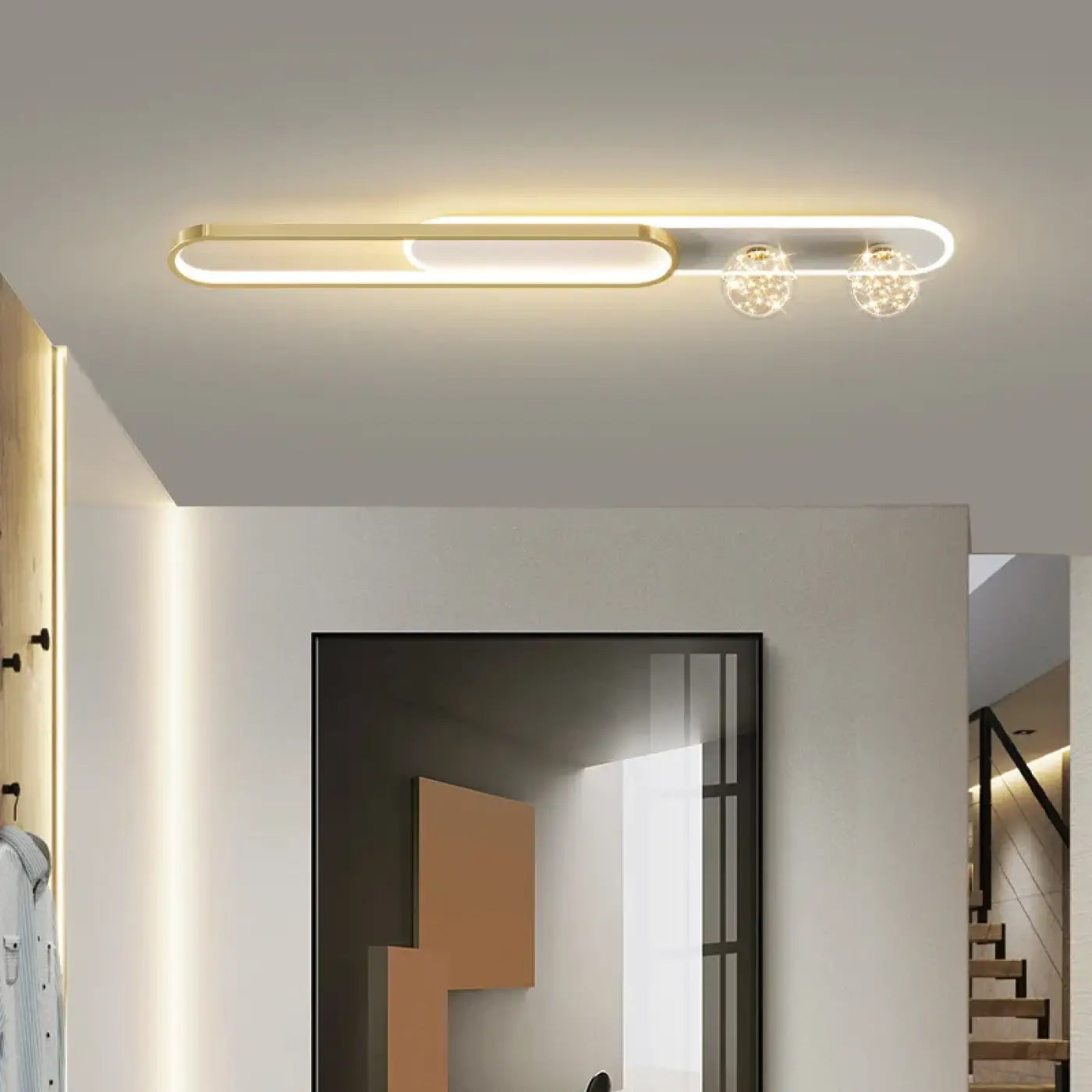 Luminaire Plafonnier Design en Cristal - Bonna