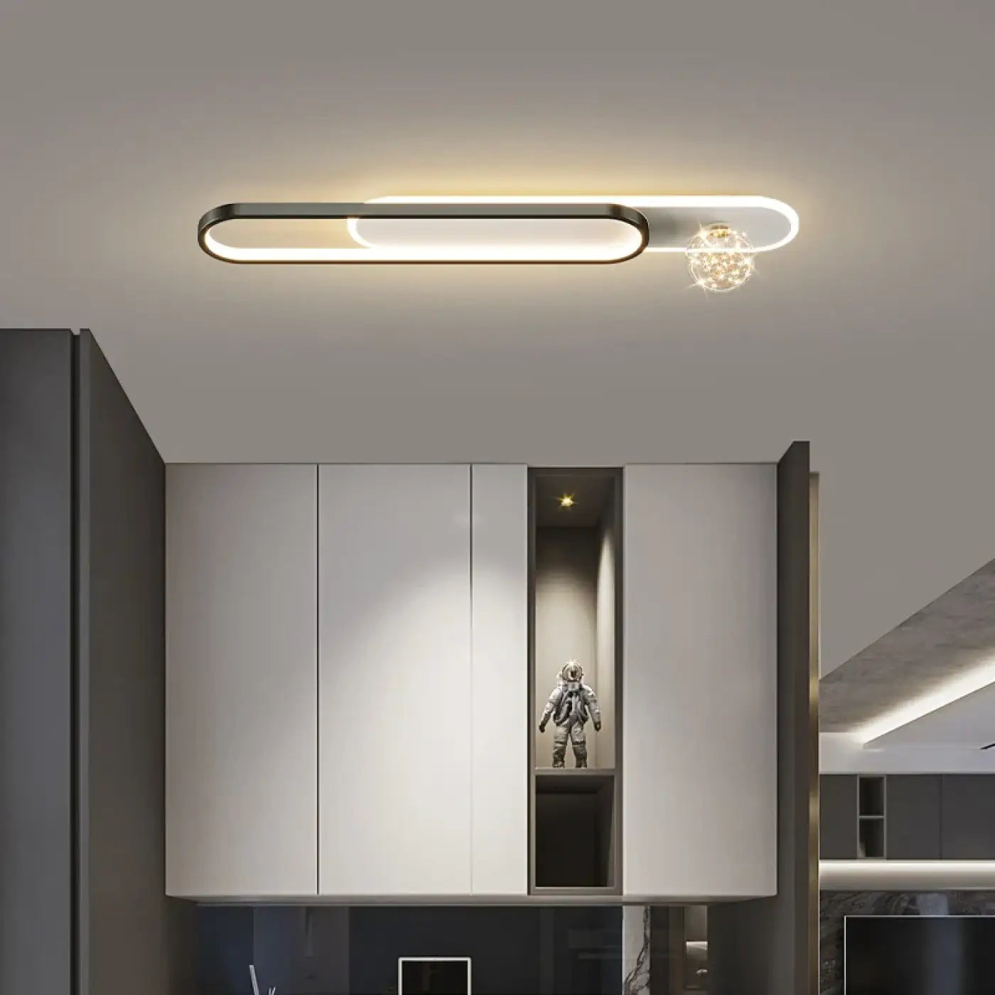 Luminaire Plafonnier Design en Cristal - Bonna