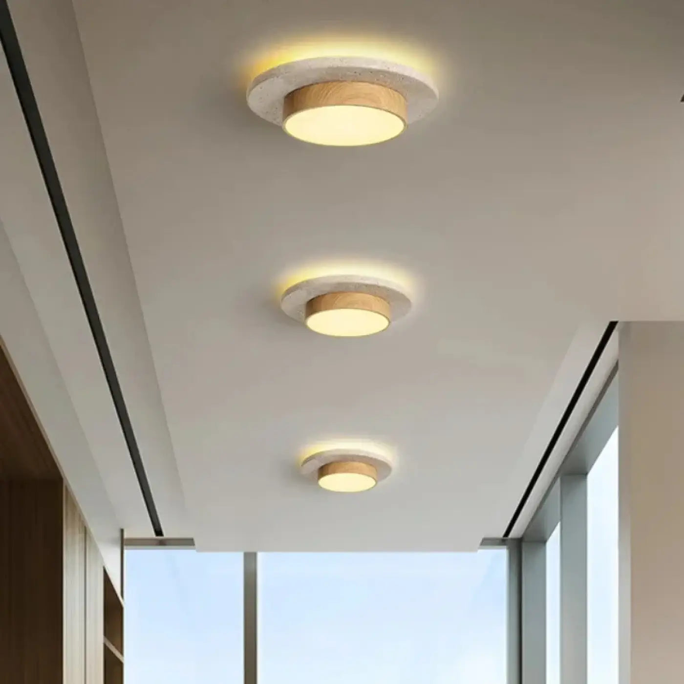 Luminaire Plafonnier Moderne en Bois - Romate