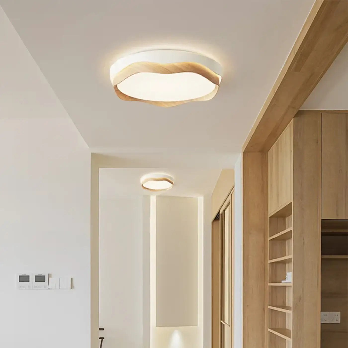 Luminaire Plafonnier Design en Bois - Illou
