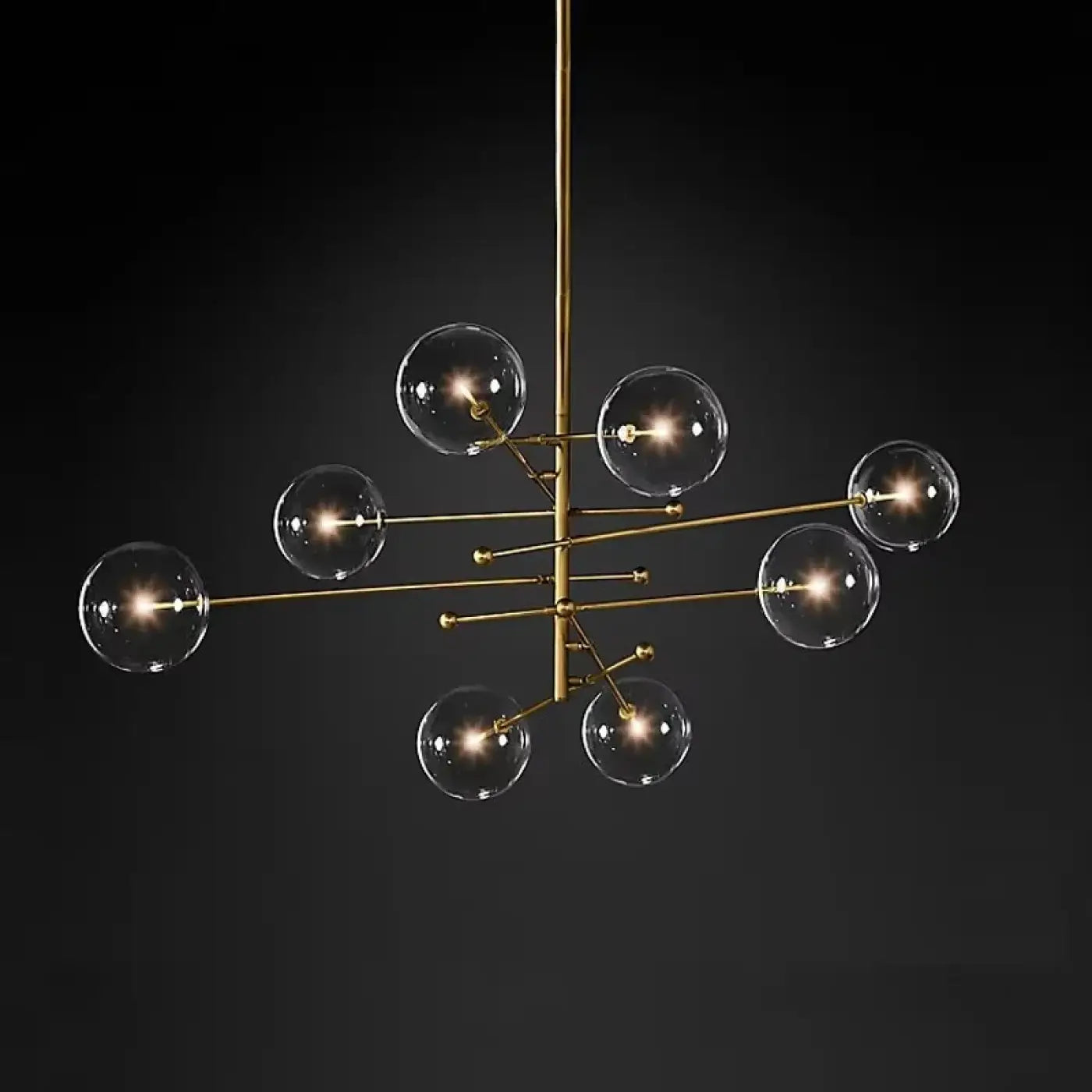 Suspension Luminaire Moderne en Laiton - Atomix