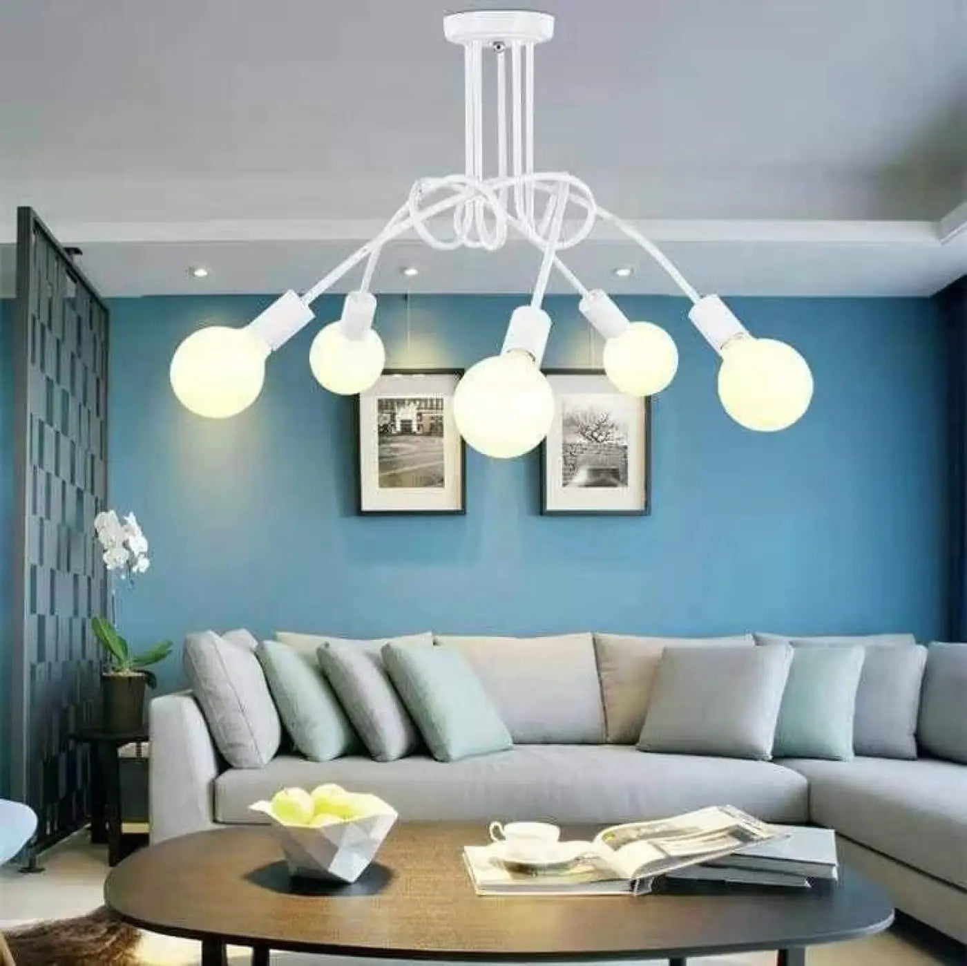 Luminaire Plafonnier Moderne en Metal - Boule