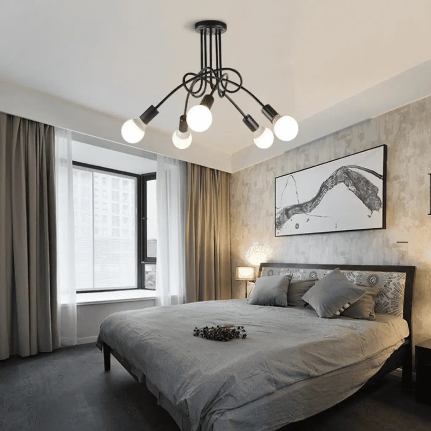 Luminaire Plafonnier Moderne en Metal - Boule