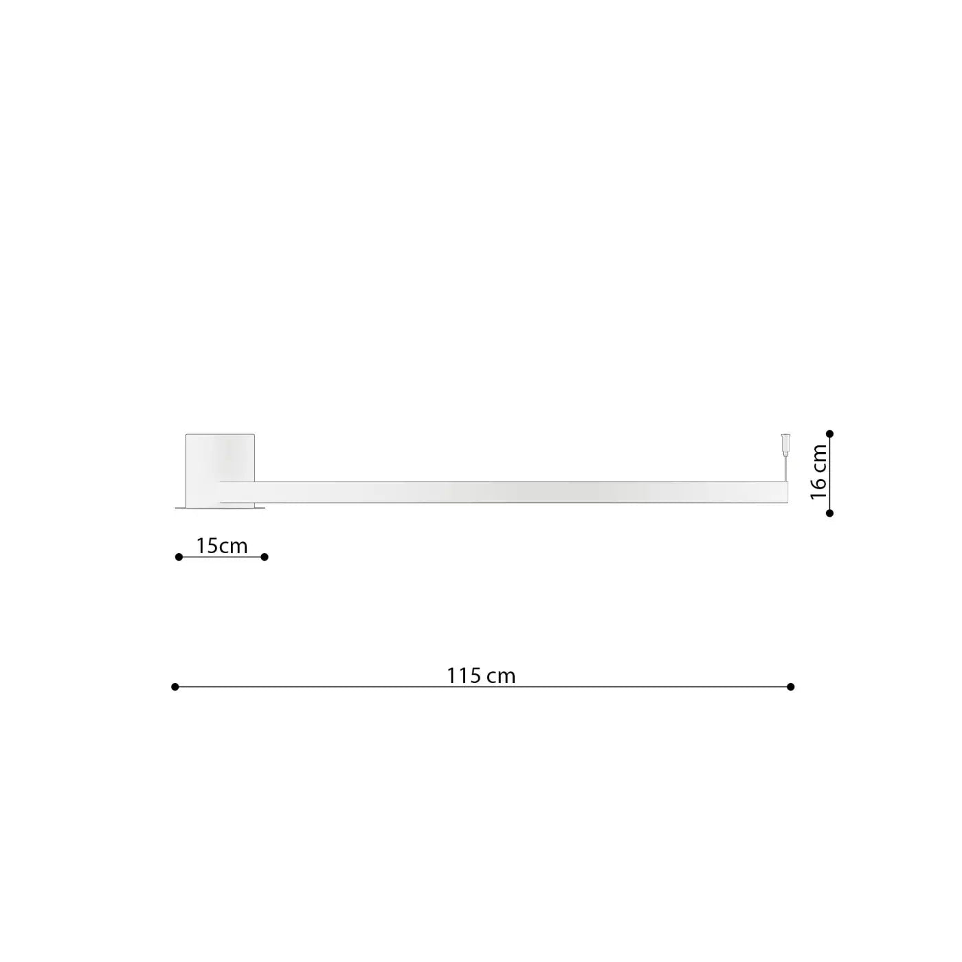 Luminaire Plafonnier Design - Rio 110 3000K (Noir)