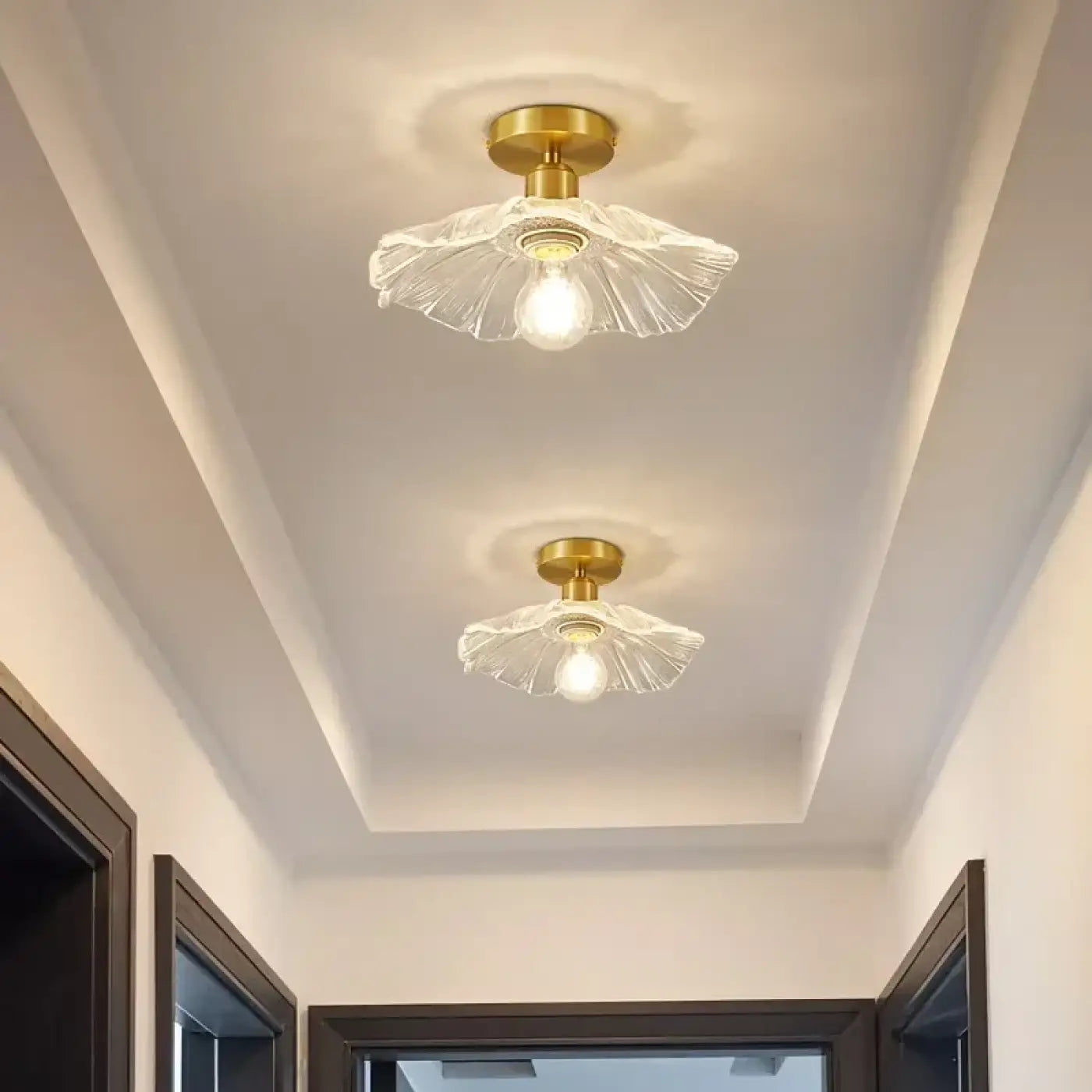 Luminaire Plafonnier en Laiton - Vela