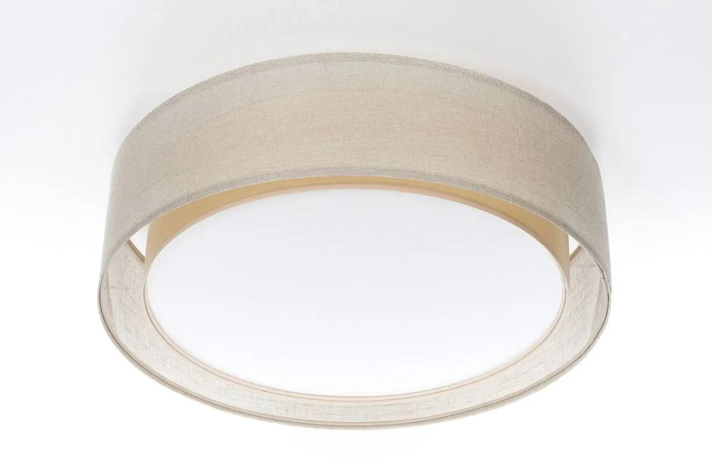 Luminaire Plafonnier Design en Tissu - Puro (Beige)