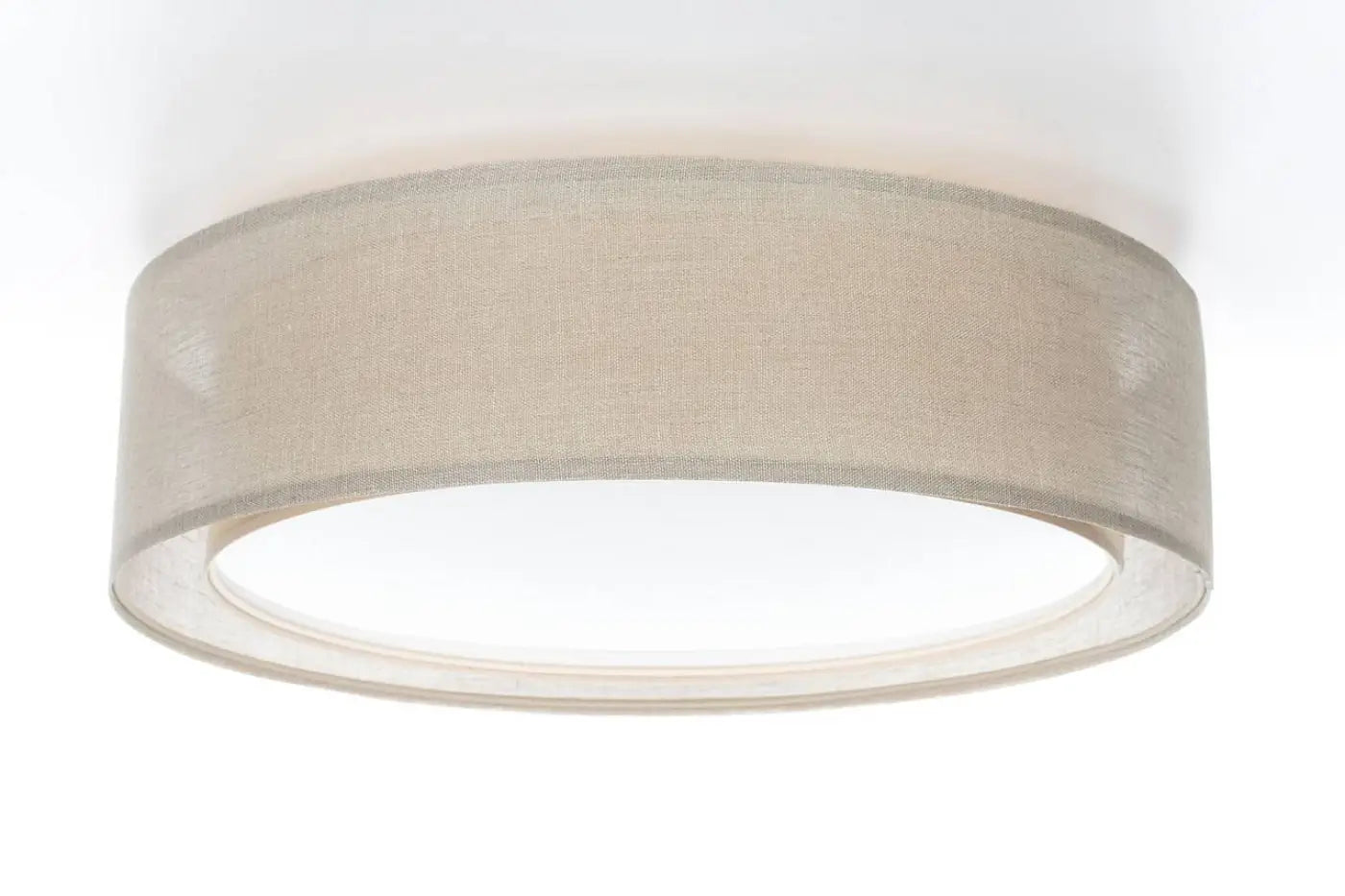 Luminaire Plafonnier Design en Tissu - Puro (Beige)