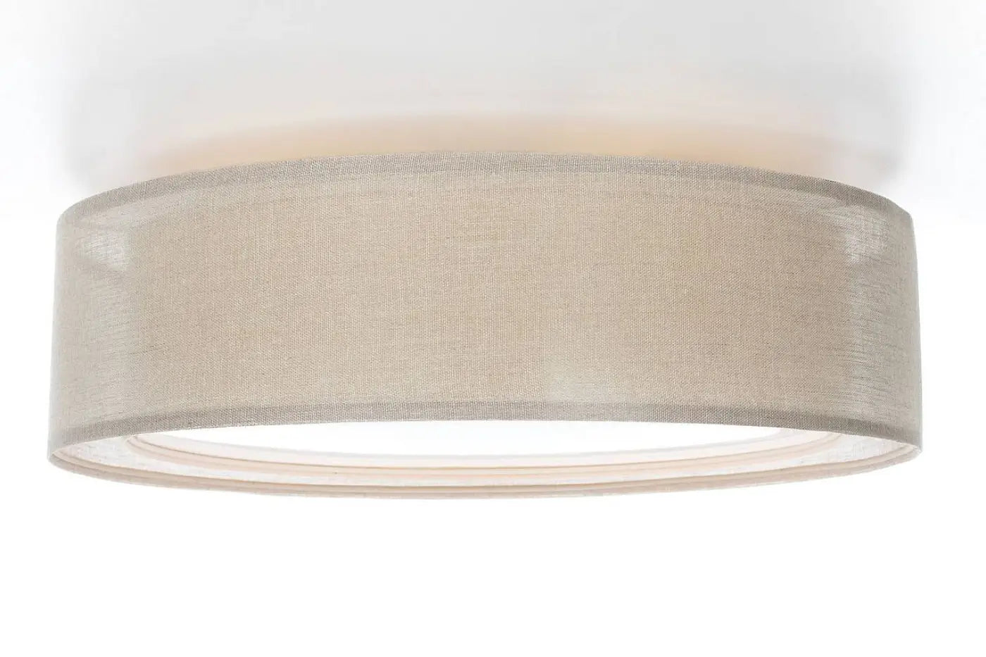 Luminaire Plafonnier Design en Tissu - Puro (Beige)