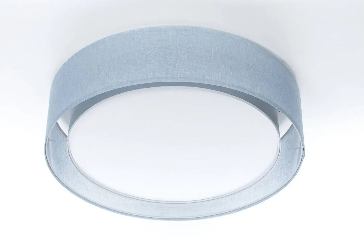 Luminaire Plafonnier Design en Tissu - Puro (Bleu Clair)