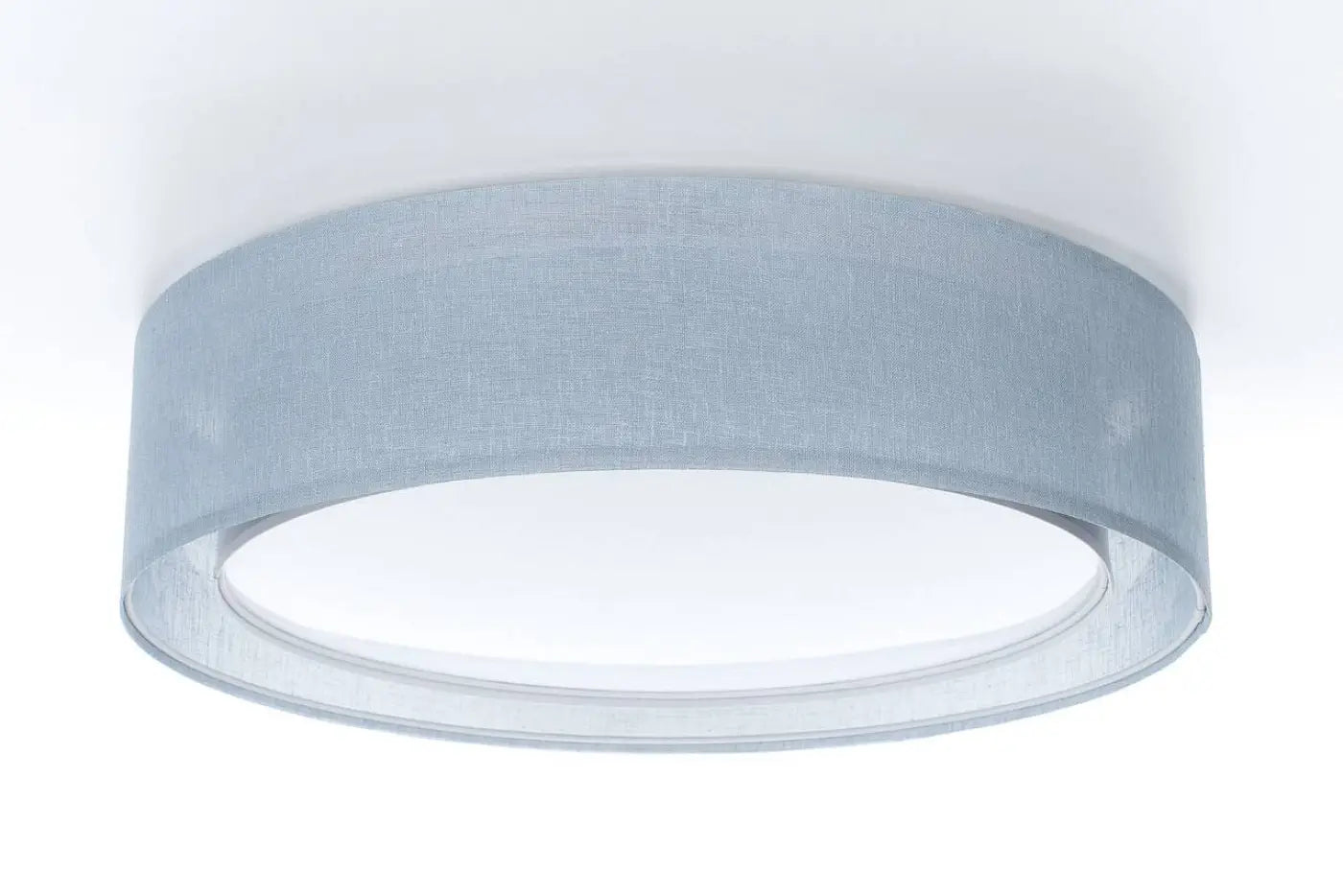 Luminaire Plafonnier Design en Tissu - Puro (Bleu Clair)